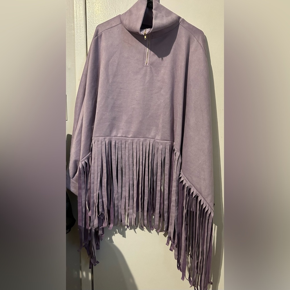Women’s plus size poncho